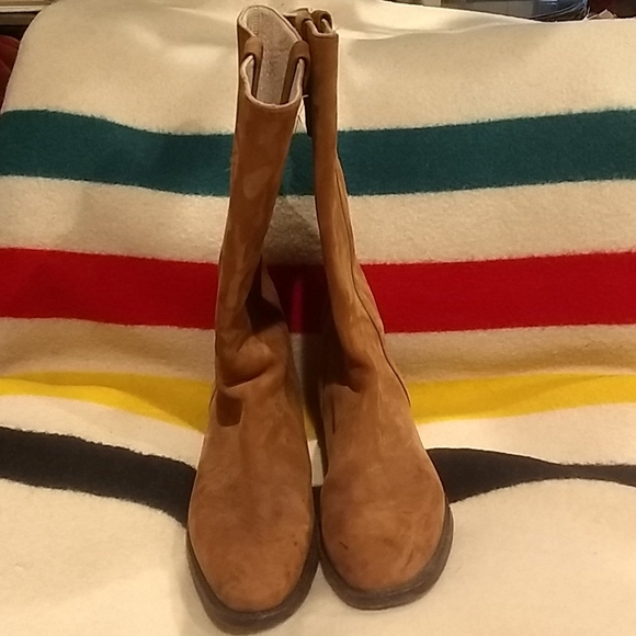 El Canelo tan suede boots - Picture 2 of 5